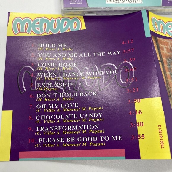 MENUDO - MENUDO CD RARE OOP HTF HOLD ME *EXCELLENT CONDITION - Picture 7 of 10